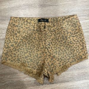 Cheetah shorts